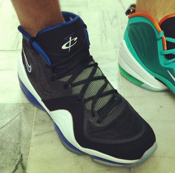 Air Penny 5 Black Royal White