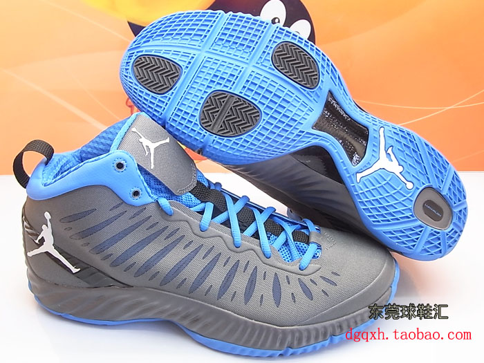 Jordan Super Fly Grey Black Blue 6