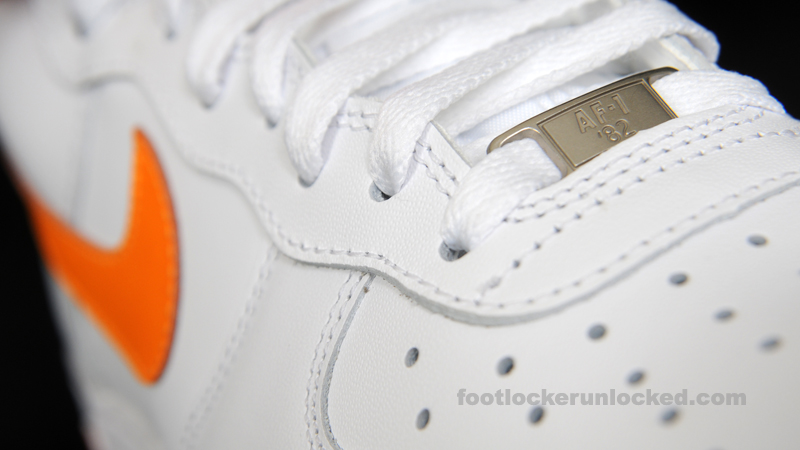 Nike Air Force 1 High White Vivid Orange 8