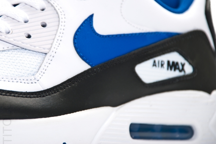 Nike Air Max 90 - White - Black - Game Royal