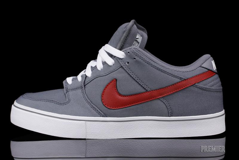 Nike Dunk Low Lr Cool Grey Varsity Red White 1