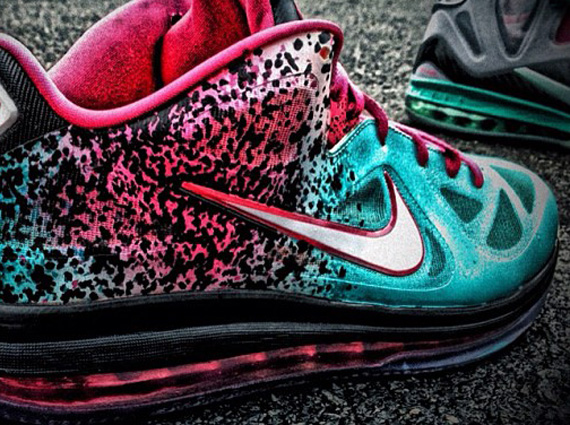 Nike LeBron 9 Low 'Flamingo' Customs By Mache