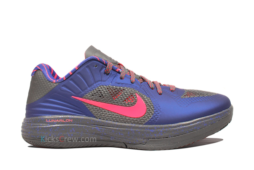 Nike Lunar Hypergamer Low Concord Hot Punch Dark Grey 2