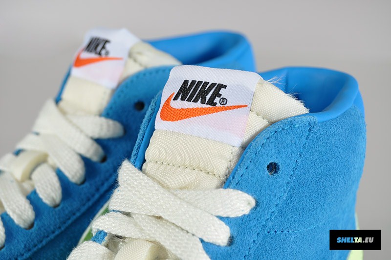 Nike Wmns Blazer High Suede Vntg Neptune Blue Liquid Lime Sail 4