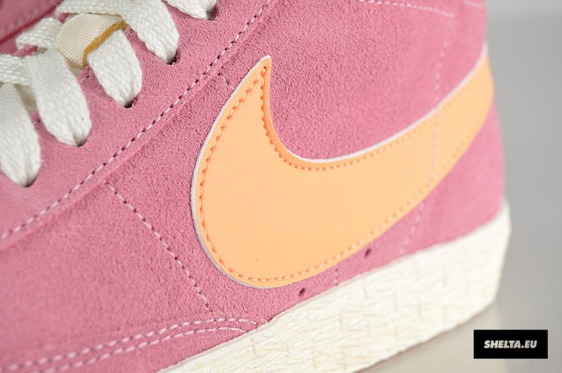 Nike Wmns Blazer High Suede Vntg Pink Cooler Peach Cream Sail 6