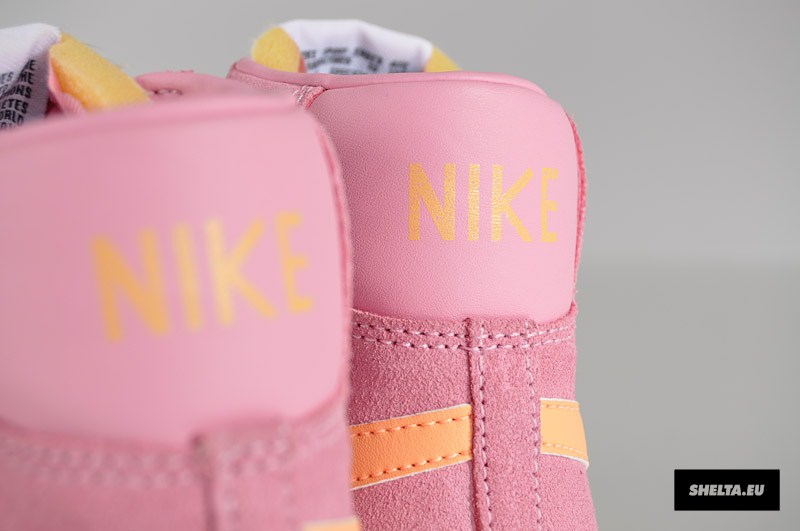 Nike Wmns Blazer High Suede Vntg Pink Cooler Peach Cream Sail 7