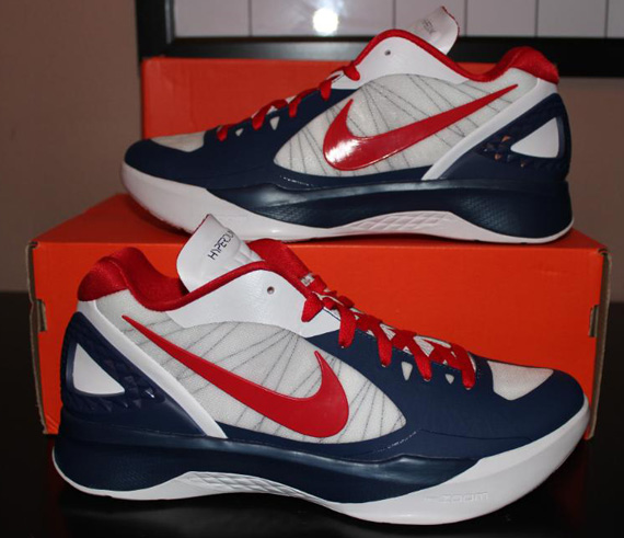 Nike Zoom Hyperdunk 2011 Low Navy University Red White 4