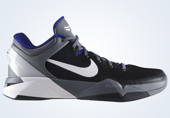 Nike Zoom Kobe Vii Concord White Cool Grey Del Sol 2