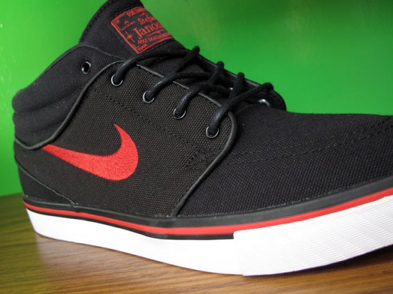 Nike Zoom Stefan Janoski Mid - Black - Sport Red