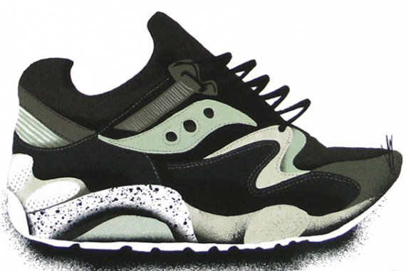 Sneaker Freaker X Saucony Grid 9000 The Bushwhacker 1