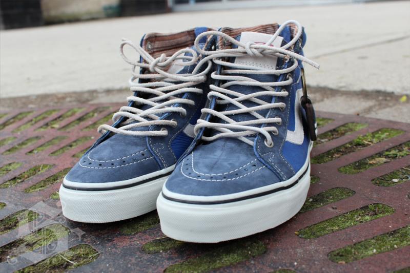 Vans Vault Sk8 Hi Zip Blue 3