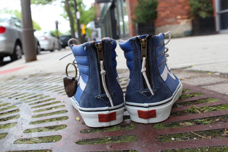 Vans Vault Sk8 Hi Zip Blue 4