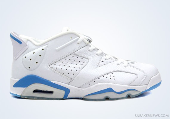 2003 Air Jordan Vi Low White University Blue