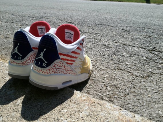 Air Jordan III “Dave White” Customs by DeJesus