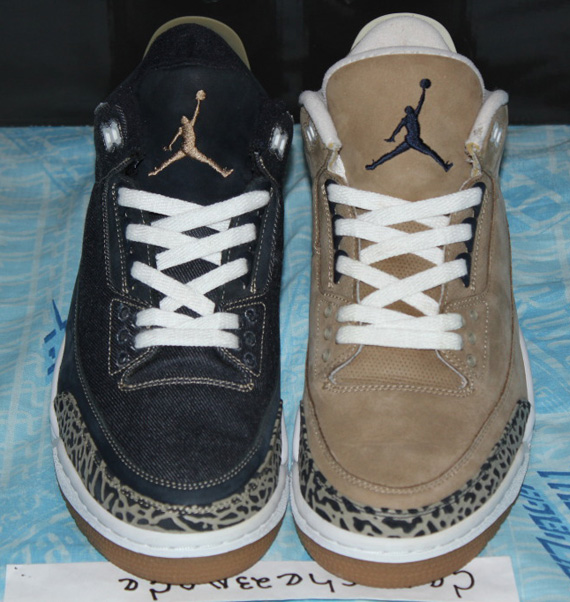 Air Jordan Iii Denim Khaki Set 14