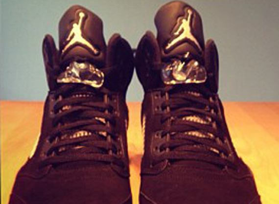 Air Jordan V "Black Out" Sample