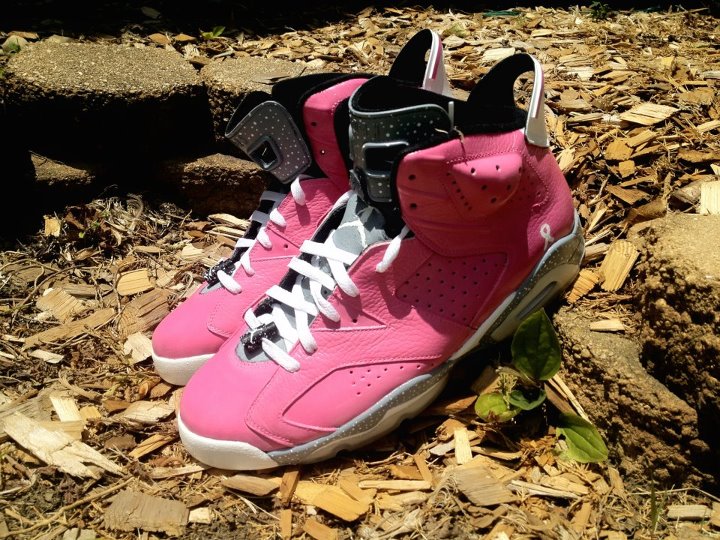 Air Jordan Vi Think Pink By Dejesus Customs 3