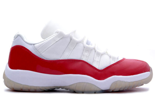 Air Jordan Xi Low Red White