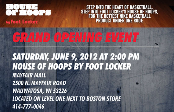 Foot Locker House of Hoops Grand Opening In Wauwatosa, WI