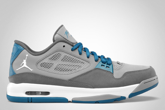 Jordan Flight 23 Rst Low Stealth White Dark Grey Shaded Blue 3