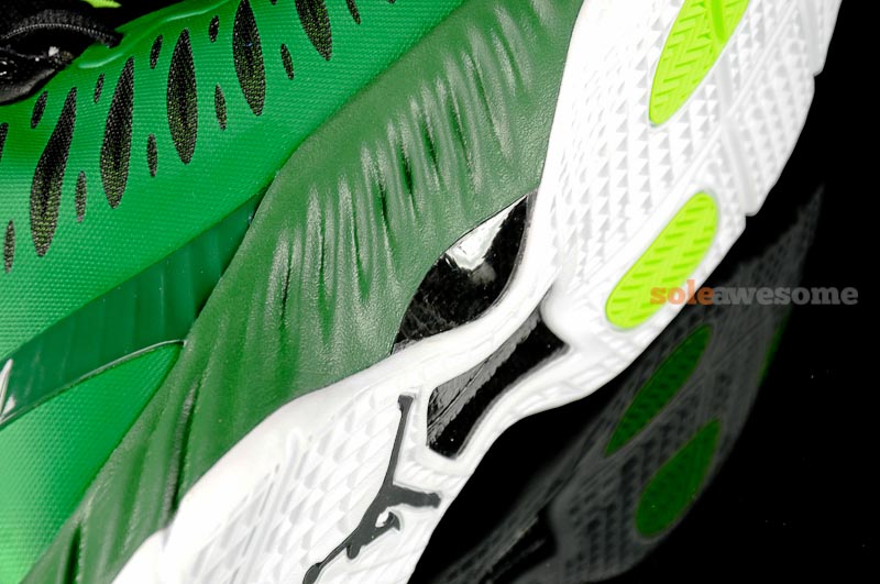 Jordan Super Fly Green Black White 10