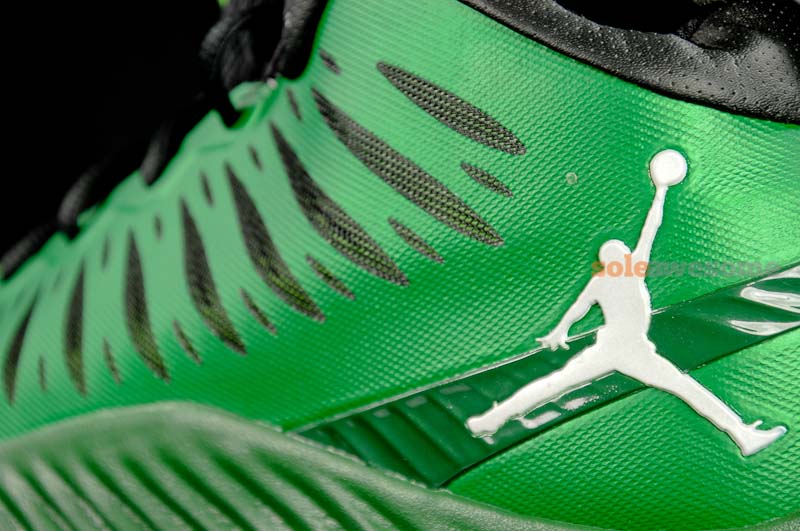 Jordan Super Fly Green Black White 12