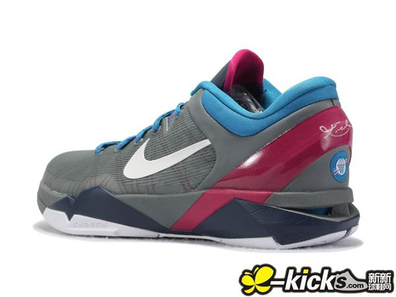 Kobe Vii Grey Maroon Blue 6