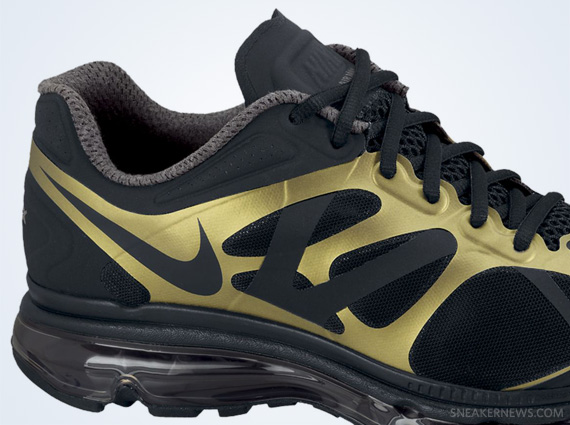 Nike Air Max+ 2012 - Black - Metallic Gold