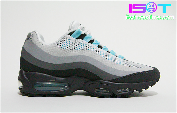 Nike Air Max 95 No Sew Anthracite Tide Pool Blue Cool Grey Wolf Grey 07