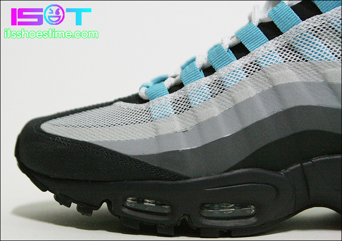 Nike Air Max 95 No Sew Anthracite Tide Pool Blue Cool Grey Wolf Grey 10