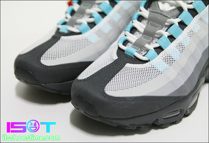 Nike Air Max 95 No Sew Anthracite Tide Pool Blue Cool Grey Wolf Grey 16