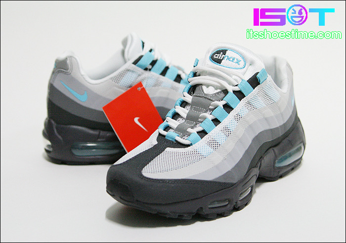 Nike Air Max 95 No Sew Anthracite Tide Pool Blue Cool Grey Wolf Grey 18