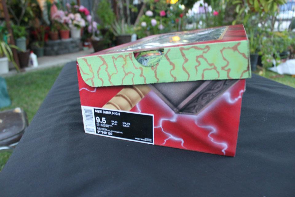 Nike Dunk High What The Vengers Custom By Expression Airbrush 13