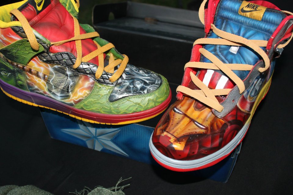 Nike Dunk High What The Vengers Custom By Expression Airbrush 18