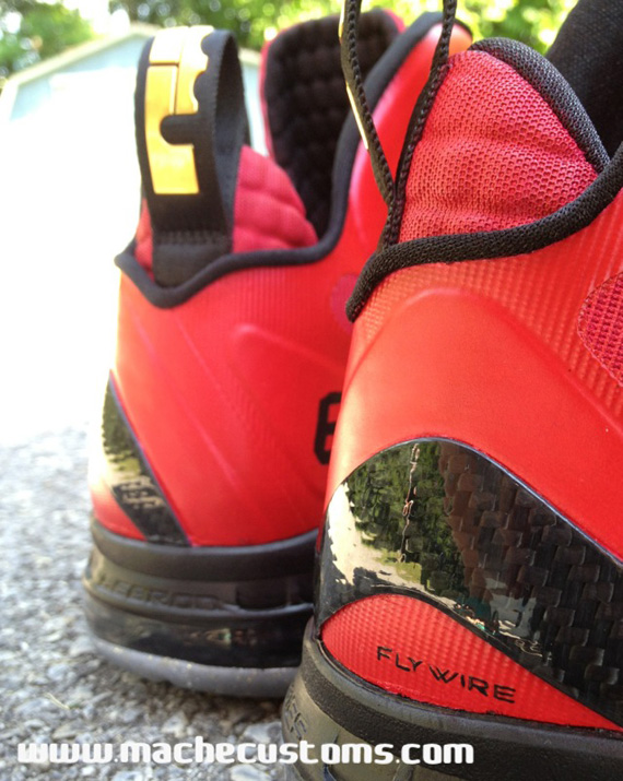 Nike Lebron 9 Nba Finals Pe Customs Mache 4