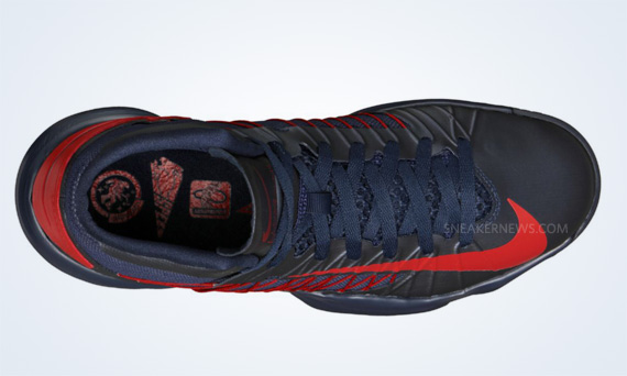 Nike Lunar Hyperdunk Obsidian University Red 2