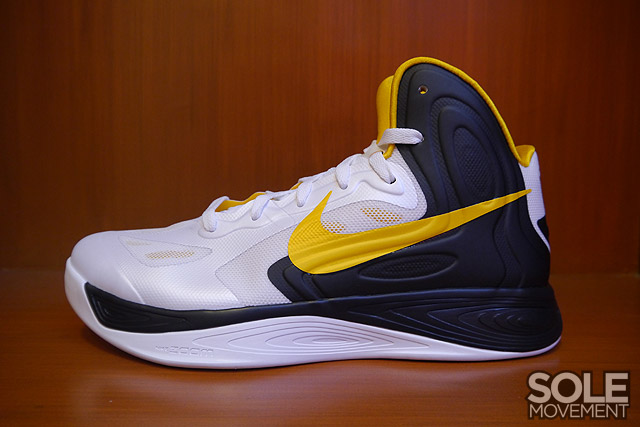 Nike Zoom Hyperfuse 2012 White University Gold Black 2