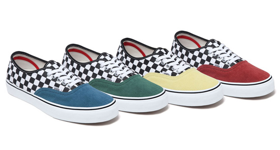 Supreme Vans Authentic Corduroy Checker 3