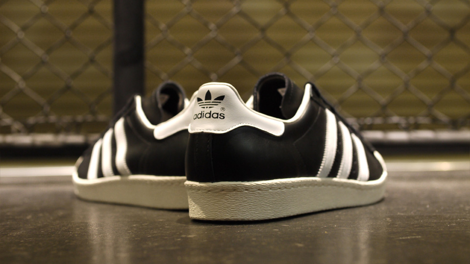 Adidas Originals Superstar 80s Black White 3