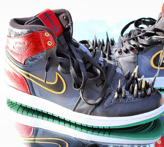 Air Jordan 1 High Heavy Hitter Customs By El Cappy 2