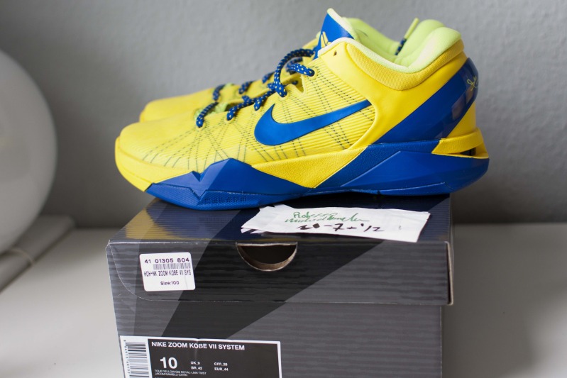 Barcelona Nike Zoom Kobe Vii Tour Yellow Ebay 5