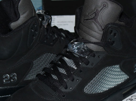 Air Jordan V “Blackout” Wear-Test Sample