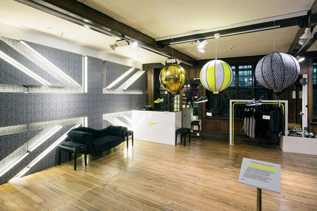 Liberty London Nike Sportswear Lotus Jazz Display 6