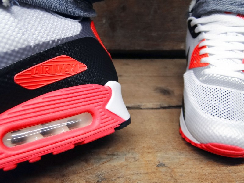 Nike Air Max 90 Hyperfuse Infrared On Foot Images 3