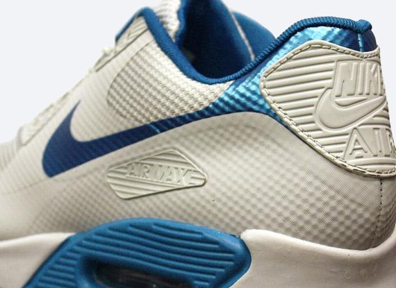 Nike Air Max 90 Hyperfuse Premium - Platinum - Dynamic Blue