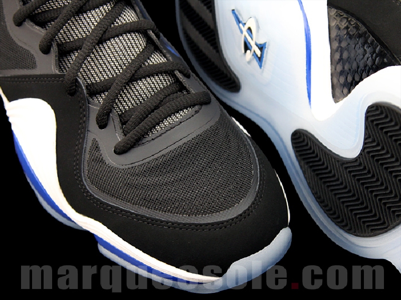 Nike Air Penny V White Black Game Royal 08