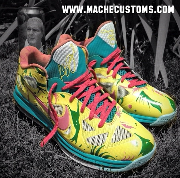 Nike Lebron 9 Lebronold Palmer Custom Mache