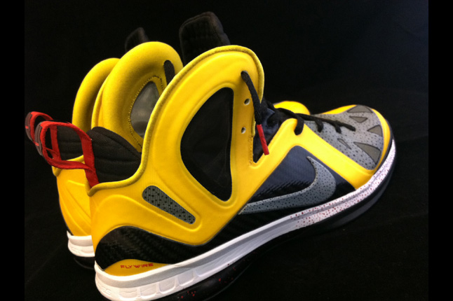 Nike Lebron 9 Ps Elite Concrete Taxi Customs Pmk 02