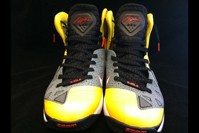 Nike Lebron 9 Ps Elite Concrete Taxi Customs Pmk 03