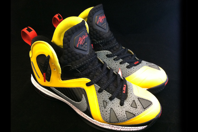 Nike Lebron 9 Ps Elite Concrete Taxi Customs Pmk 05